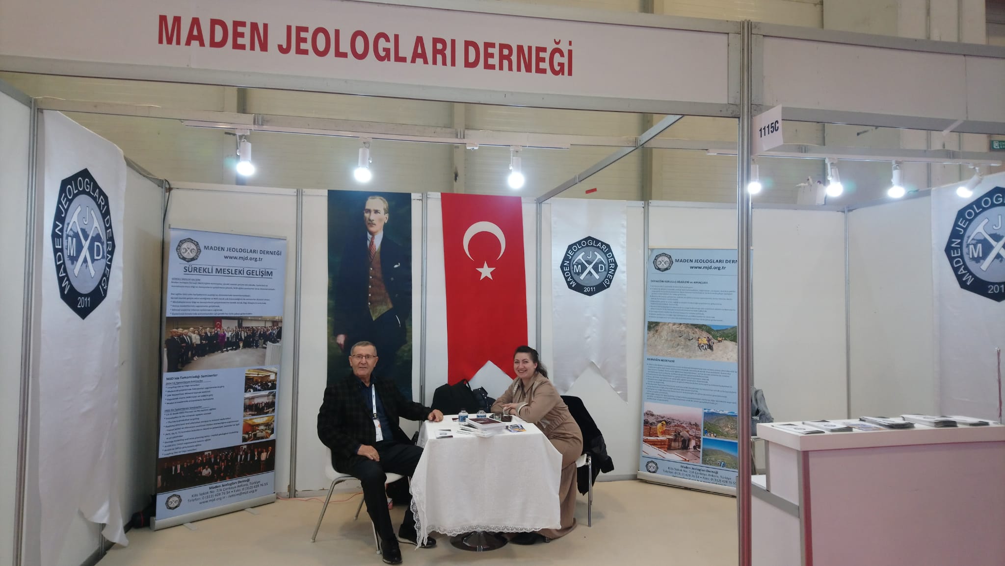 Maden Jeologları Derneği Maden Fuarına katılım sağlamıştır. 